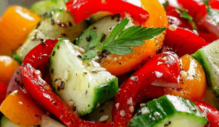 Cucumber Sweet Pepper Salad