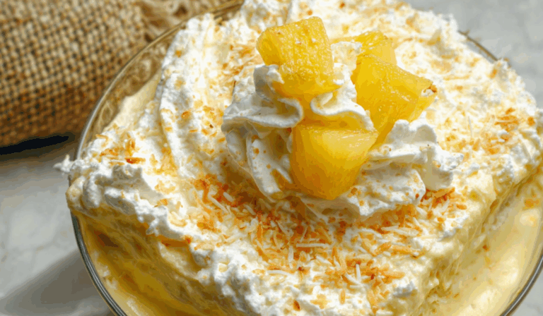 Pineapple Cream Dessert