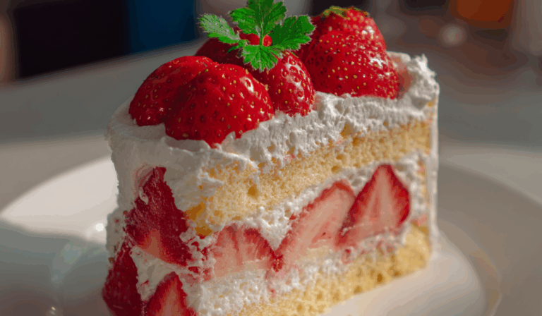 Strawberry Cream Cake