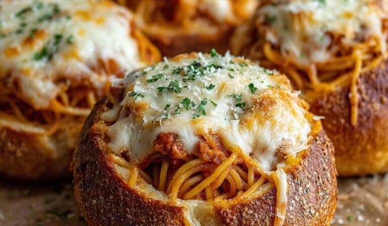 Spaghetti Garlic Bread Bowls: A Comfort Food You’ll Crave Again and Again