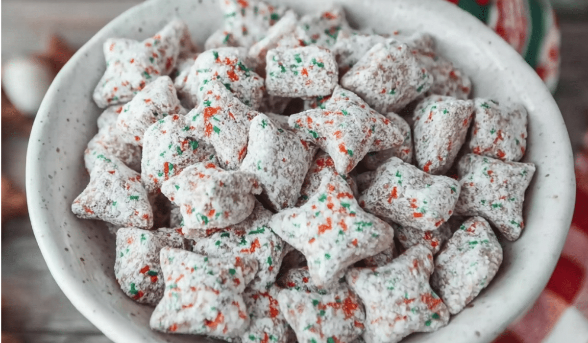 Festive Holiday Puppy Treats displayed for Christmas
