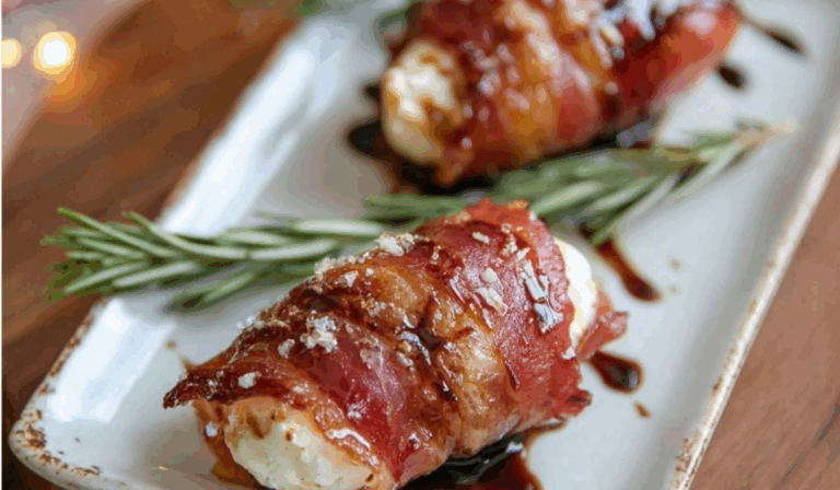 Crispy Prosciutto Wrapped Boursin Cheese Holiday Appetizer
