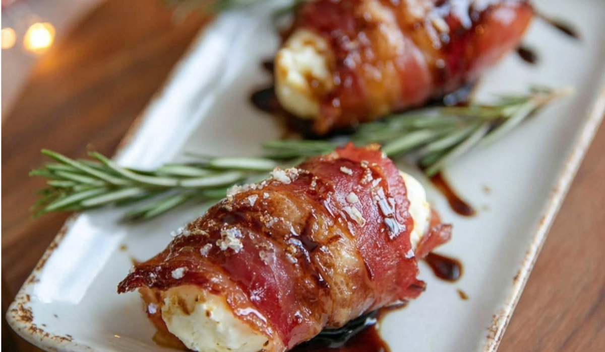 Crispy Prosciutto Wrapped Boursin Cheese Holiday Appetizer